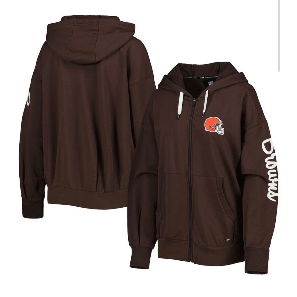 Brand new with tags - Cleveland Browns Women's Emerson Lightweight Full-Zip Hood